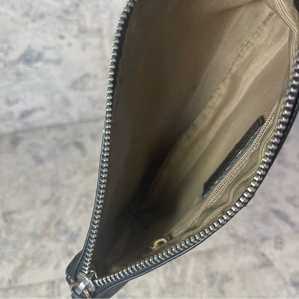 Banana Republic Black Leather Wristlet Bag - Picture 7 of 10